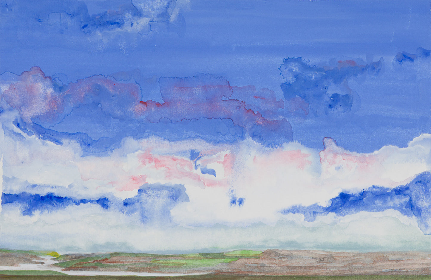 Spring Rain over Porthilly Print