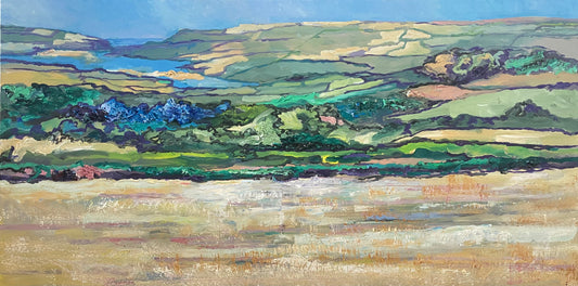After the Harvest - Towards the Camel estuary