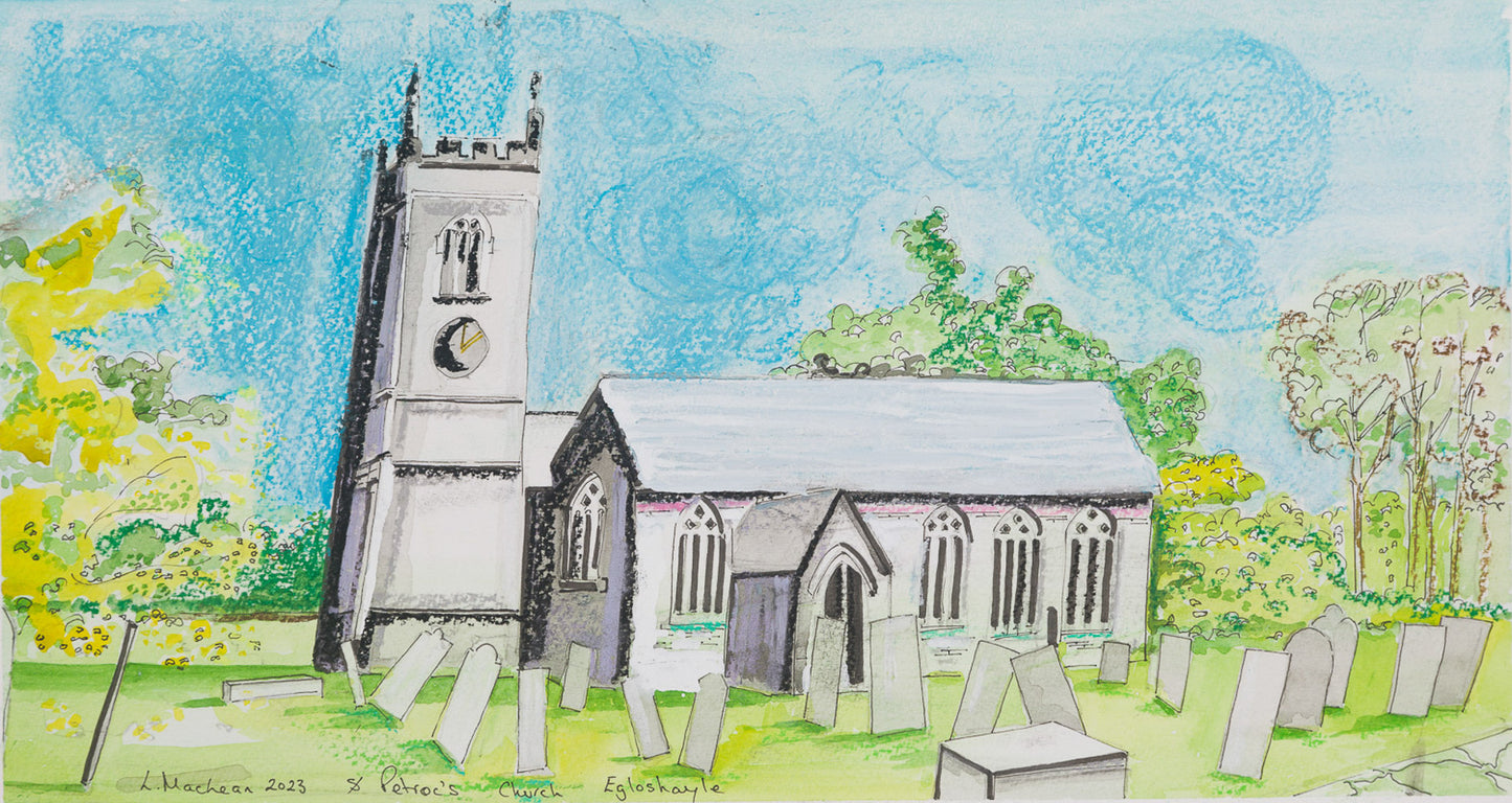 Egloshayle Church Print