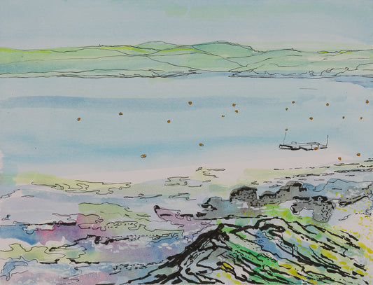 View to Porthilly Print